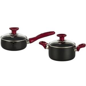 سرویس پخت و پز  4 پارچه کارال مدل کودک هاردآنادایزد Karal Baby Hardanodized Cookware Set 4 Pieces