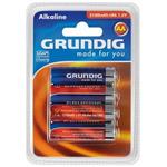 Grundig Alkaline AA Battery Pack of 4