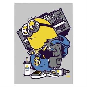 تابلوی ونسونی طرح Hip Hop Minion سایز 30 × 40