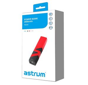 شارژر همراه استروم مدل PB270 با ظرفیت 2600 میلی آمپر ساعت Astrum PB270 2600mAh Power Bank