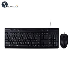 کیبورد و ماوس رپو مدل NX1710 Rapoo NX1710 Keyboard and Mouse