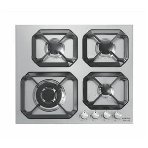 اجاق گاز صفحه ای استیل لوفرا مدل HLS6G0-GC102
