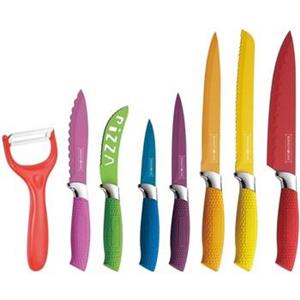 ست 8 پارچه چاقوی آشپزخانه‌ رویال تی لاین مدل RL COL7W Royalty Line RL COL7W Kitchen Knife Set 8 Pieces
