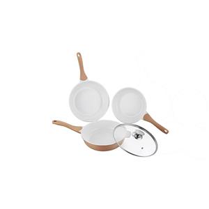 سرویس تابه 4 پارچه رویالتی لاین مدل RL BS1004C RED Royaltiy Line RL BS1004C Frypan Set 4 Pieces