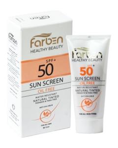 کرم ضد آفتاب  SPF50 حجم 50 میلی لیتر فاربن  Farben SPF50 SunScreen Cream 50ml