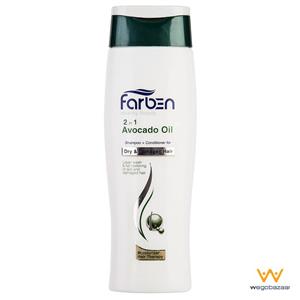 شامپو و نرم کننده موی فاربن مدل Avocado Oil حجم 250 میلی لیتر Farben Avocado Oil Hair Shampoo And Hair Conditioner 250ml