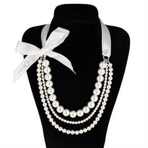 گردنبند الیور وبر مدل Pearl Collier Pretty White Crystal 11016WHI