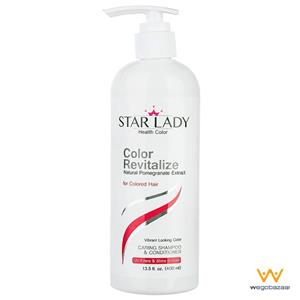 شامپو مخصوص موهای رنگ شده استار لیدی مدل Color Revitalize حجم 400 میلی لیتر Star Lady Color Revitalize Hair Shampoo For Colored Hair 400 ml
