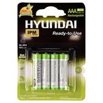 Hyundai NI-MH Rechargeable AAA Battery Pack Of 4