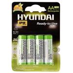 Hyundai NI-MH Rechargeable AA Battery Pack Of 4