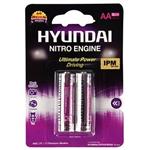 Hyundai Premium Alkaline AA Battery Pack Of 2