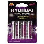 Hyundai Premium Alkaline AA Battery Pack Of 4