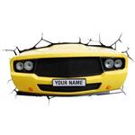 چراغ دیواری تری دی لایت اف ایکس مدل Yellow Car