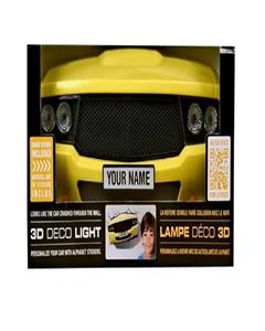چراغ دیواری تری دی لایت اف ایکس مدل Yellow Car 3D Light FX Wall Lamp 