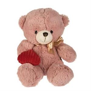 عروسک هاگز بیبی مدل Pink Bear With Heart ارتفاع 30 سانتی متر Hugs Baby Pink Bear With Heart Doll Height 30 Centimeter