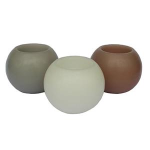 شمع بدون شعله کالیفرنیا کندل مدل CC32BRN - بسته 3 عددی California Candle CC32BRN Flameless LED Candle Set - Pack Of 3