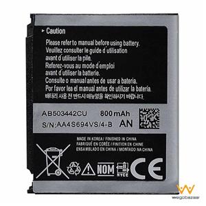 باتری موبایل سامسونگ مدل AB503442CU با ظرفیت 800mAh Samsung AB503442CU 800mAh  Battery For AN