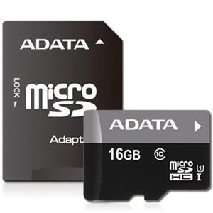 کارت حافظه‌ microSDHC ای دیتا مدل Premier کلاس 10 استاندارد UHS-I U1 سرعت 50MBps همراه با آداپتور SD ظرفیت 16 گیگابایت Adata Premier UHS-I U1 Class 10 50MBps microSDHC With SD Adapter - 16GB