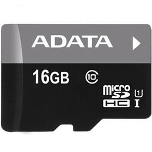 کارت حافظه‌ microSDHC ای دیتا مدل Premier کلاس 10 استاندارد UHS-I U1 سرعت 50MBps همراه با آداپتور SD ظرفیت 16 گیگابایت Adata Premier UHS-I U1 Class 10 50MBps microSDHC With SD Adapter - 16GB