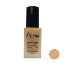 کرم پودر SPF40 فاقد چربی بژ طبیعی  مدیسان 