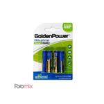 GoldenPower Battery LR03 AAA Alkaline Pack Of 4