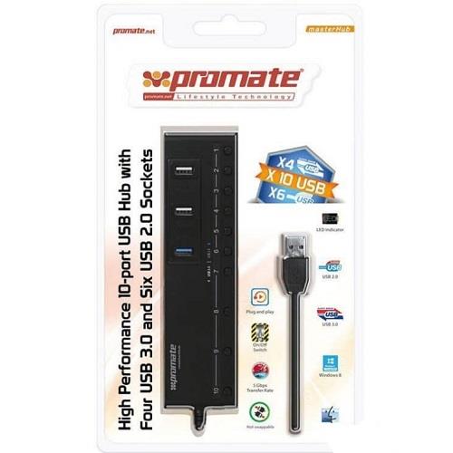 Promate masterHub High Performance 10-port USB Hub