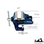 گیره بغل میزی مینیاتوری 3.2 سانتی گروز مدل TBV/C/32