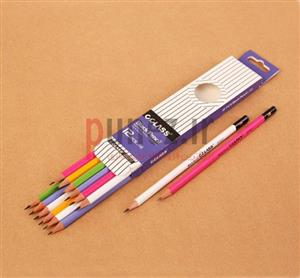 مداد مشکی سی کلاس مدل بدنه رنگی 12 عددی 