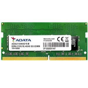 رم لپ تاپ ای دیتا مدل DDR4 2133MHz ظرفیت 4 گیگابایت Adata DDR4 2133MHz SODIMM RAM - 4GB