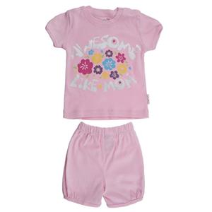 ست لباس دخترانه آدمک مدل 1674001LP Adamak 1674001LP Baby Girl Clothing Set