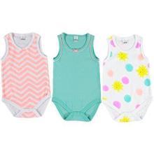 بادی دخترانه LC WalKiKi بسته 3 عددی سایز 18 تا 24 ماه