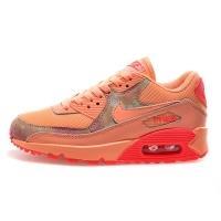 کتانی رانینگ زنانه نایک ایر مکس Orange Nike Air Max 90 Air Brush Sunset Orange