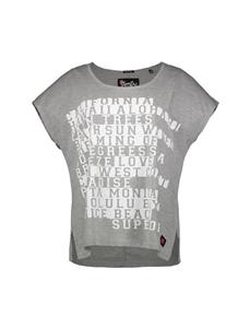 Superdry تی شرت یقه گرد زنانه Boxy Text 