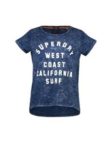 Superdry تی شرت نخی آستین کوتاه زنانه West Coast 