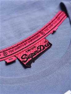 Superdry تی شرت نخی یقه گرد زنانه PREMIUM GOODS RAINBOW 