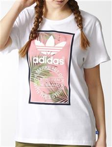 Adidas Originals تی شرت نخی زنانه Tongue Label Bfriend 
