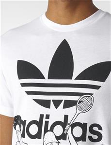 Adidas Originals تی شرت یقه گرد مردانه Trefoil Graphic 