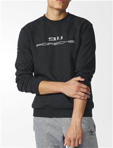 Adidas Originals سویشرت نخی جلو بسته مردانه مدل Buzo Graphic Porsche 