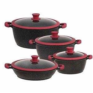 سرویس پخت و پز 8 پارچه زرساب مدل MB7700 Zarsab MB7700 Cookware Set 8 Peices