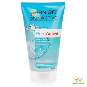    اسکراب پاک کننده پوست روزانه مدل Pure Active حجم 150 میلی لیتر گارنیه