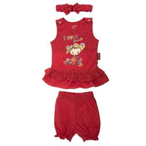 ست لباس دخترانه ادمک مدل 2915001R Adamak Baby Girl Clothing Set 