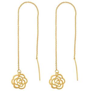 گوشواره طلا 18 عیار ماهک مدل ME0562 Maahak ME0562 Gold Earing