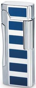 فندک  Colibri Primo Lighter Silver & Blue Lacquer (QTR600004)