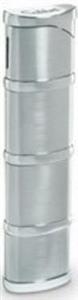 فندک  Colibri Reactor Lighter Polished Chrome & Satin Chrome Finish (LTR085102) 