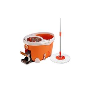 سطل و زمین شوی چرخشی اسپرینگ مدل Walkable Spring Bucket And Mop Rotary 