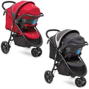 کالسکه سه چرخ قرمز جویی Joie Litetrax™ 3 Travel/Apple