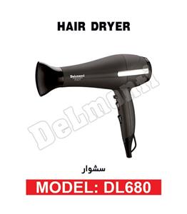 سشوار حرفه ای 2000 وات دلمونتی مدل DL 680 Delmonti DL680 Hair Dryer 