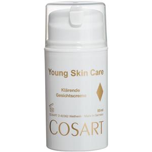 کرم شفاف کننده پوست صورت کوزارت مدل Young Skin Care حجم 50 میلی لیتر Cosart Lightening Cream 50ml 