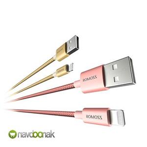 کابل تبدیل USB به لایتنینگ روموس مدل CB12n طول 1 متر Romoss CB12n USB To Lightning Cable 1m