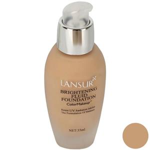 کرم پودر درخشان کننده شماره 01 لنسور  Lansur Brightening 01 Foundation 35ml